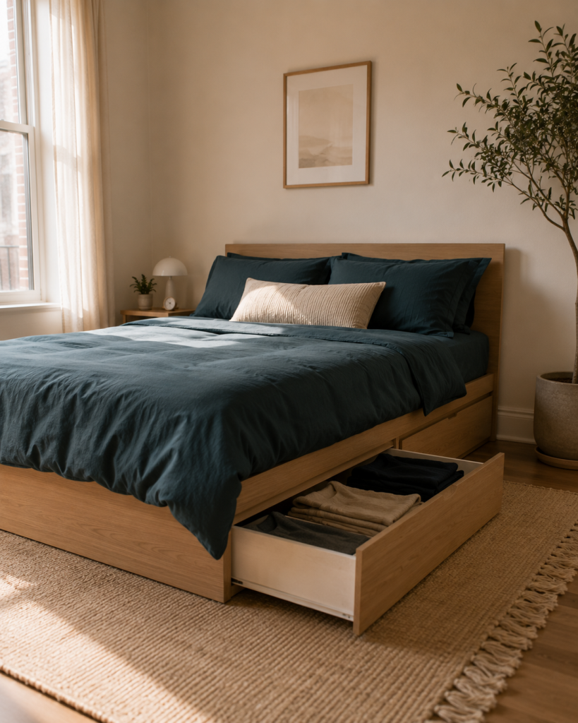 a bed option for a studio